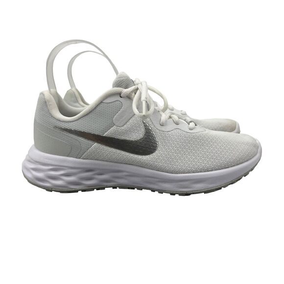Nike Womens 6.5 Running Shoes Revolution 6 Next Nature Sneakers White DC3729-101 - Picture 1 of 14